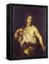 David with the Head of Goliath, C. 1635-Bernardo Strozzi-Framed Stretched Canvas