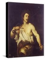 David with the Head of Goliath, C. 1635-Bernardo Strozzi-Stretched Canvas
