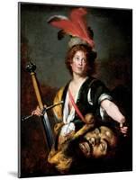 David with the Head of Goliath, C.1636-Bernardo Strozzi-Mounted Giclee Print