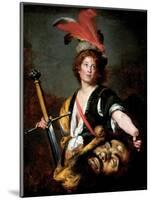 David with the Head of Goliath, C.1636-Bernardo Strozzi-Mounted Giclee Print