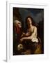 David with the Head of Goliath, C. 1650-Guercino-Framed Giclee Print