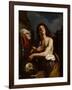 David with the Head of Goliath, C. 1650-Guercino-Framed Giclee Print