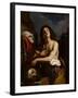 David with the Head of Goliath, C. 1650-Guercino-Framed Giclee Print