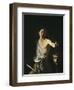 David with the Head of Goliath-Caravaggio-Framed Art Print