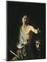 David with the Head of Goliath-Caravaggio-Mounted Art Print