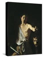 David with the Head of Goliath-Caravaggio-Stretched Canvas