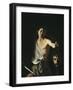 David with the Head of Goliath-Caravaggio-Framed Art Print