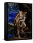 David with the Head of Goliath-Orazio Gentileschi-Framed Stretched Canvas