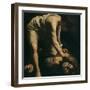 David with the Head of Goliath-Caravaggio-Framed Giclee Print