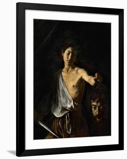 David with the Head of Goliath-Caravaggio-Framed Giclee Print