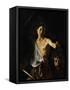 David with the Head of Goliath-Caravaggio-Framed Stretched Canvas