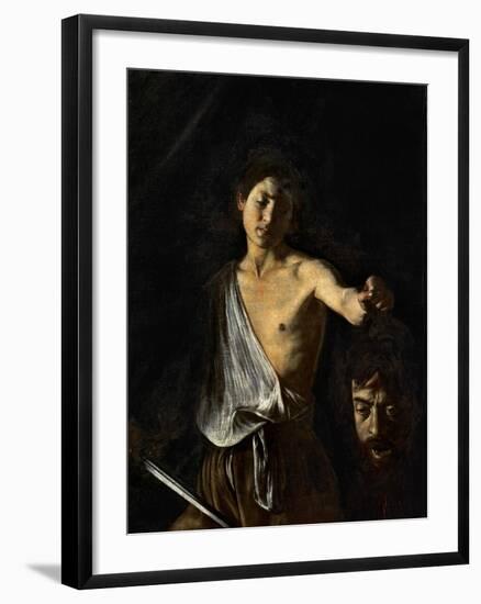 David with the Head of Goliath-Caravaggio-Framed Giclee Print