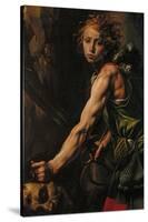 David with the Head of Goliath-null-Stretched Canvas