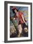 David with the Head of Goliath-Bernardo Strozzi-Framed Giclee Print