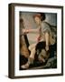 David with the Head of Goliath-T. Flatman-Framed Giclee Print