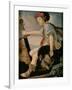 David with the Head of Goliath-T. Flatman-Framed Giclee Print