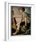 David with the Head of Goliath-T. Flatman-Framed Giclee Print