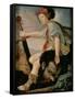 David with the Head of Goliath-T. Flatman-Framed Stretched Canvas