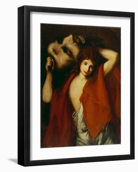 David with the Head of Goliath-Girolamo Forabosco-Framed Giclee Print