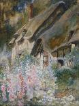 At the Cottage Door-David Woodlock-Framed Giclee Print