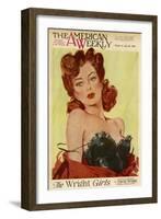 David Wright Pin-Up-null-Framed Art Print