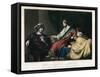 David Wrote a Letter to Joab, and Sent it by the Hand of Uriah, C1850-null-Framed Stretched Canvas