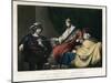 David Wrote a Letter to Joab, and Sent it by the Hand of Uriah, C1850-null-Mounted Giclee Print