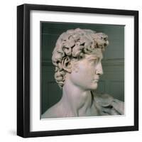 David-Michelangelo-Framed Art Print