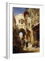 Davidstrasse, Jerusalem, 1887-Gustave Bauernfeind-Framed Giclee Print