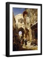 Davidstrasse, Jerusalem, 1887-Gustave Bauernfeind-Framed Giclee Print