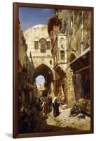 Davidstrasse, Jerusalem, 1887-Gustave Bauernfeind-Framed Giclee Print