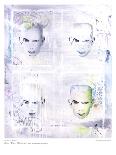 Graffiti Tribute to Jean Paul Gaultier-Davies and Douglas-Laminated Art Print