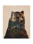 Pacific Northwest Black Bear-Davies Babies-Art Print