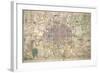 Davies' New Map of London and its Environs, 1882-Edward Stanford-Framed Giclee Print