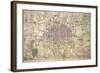 Davies' New Map of London and its Environs, 1882-Edward Stanford-Framed Giclee Print