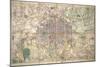 Davies' New Map of London and its Environs, 1882-Edward Stanford-Mounted Giclee Print
