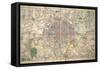 Davies' New Map of London and its Environs, 1882-Edward Stanford-Framed Stretched Canvas