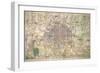 Davies' New Map of London and its Environs, 1882-Edward Stanford-Framed Giclee Print