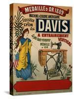 Davis, Machine a Coudre Americaine, circa 1894-null-Stretched Canvas
