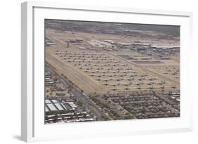 Davis-Monthan Air Force Base Airplane Boneyard in Arizona-Stocktrek Images-Framed Photographic Print