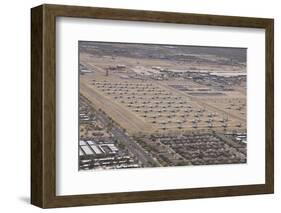 Davis-Monthan Air Force Base Airplane Boneyard in Arizona-Stocktrek Images-Framed Photographic Print