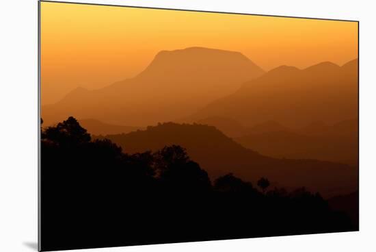 Davis Mountains at Sunrise in West Texas, USA-Larry Ditto-Mounted Photographic Print