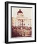 Davis Sworn In, President of the Confederacy, 1861-Science Source-Framed Giclee Print