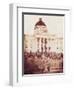 Davis Sworn In, President of the Confederacy, 1861-Science Source-Framed Giclee Print