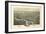 Davis, West Virginia - Panoramic Map-Lantern Press-Framed Art Print