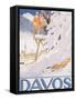 Davos, 1918 (lithograph)-Emil Cardinaux-Framed Stretched Canvas