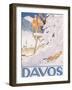 Davos, 1918 (lithograph)-Emil Cardinaux-Framed Giclee Print