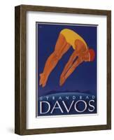 Davos Beach-null-Framed Giclee Print