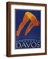 Davos Beach-null-Framed Giclee Print