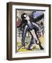 Davos Figur-Ernst Ludwig Kirchner-Framed Giclee Print